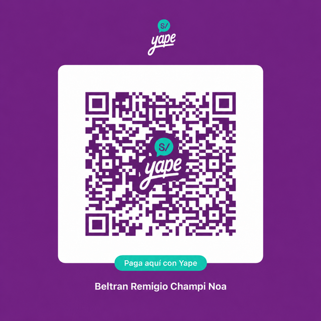 QR Yape - Beltran Remigio Champi Noa